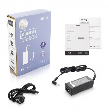 notebook charger mitsu 20v 2.25a (4.0x1.7) - lenovo