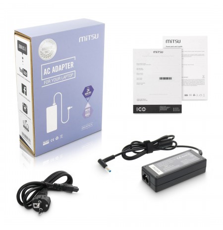 notebook charger mitsu 19.5v 3.33a (4.5x3.0 pin) - hp