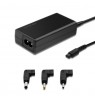 Qoltec 52415 Power adapter designed for Samsung Sony 65W | 3 plugs | +power cable