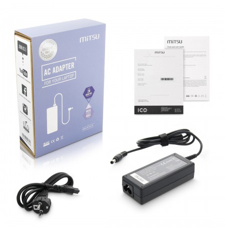 notebook charger mitsu 19v 3.42a (5.5x2.5) - asus, toshiba, lenovo, msi, itp