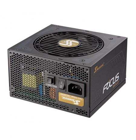 Seasonic G12 GM 80 PLUS Gold Power Supply, semi-modular - 750 Watt, black