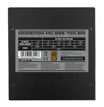 MODECOM Power Supply MC-B88-700-SM 80+ BRONZE 230V EU 700W