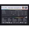 Power supply Aerocool LUX AEROPGSLUXRGB-550 (550 W, 120 mm)