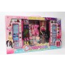 Doll + wardrobe set DSJ928-1 07109