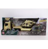 Military tow truck + helicopter 39cm w/dw RJ3398 15075