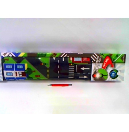 Street mat with LED traffic lights 72x120cm