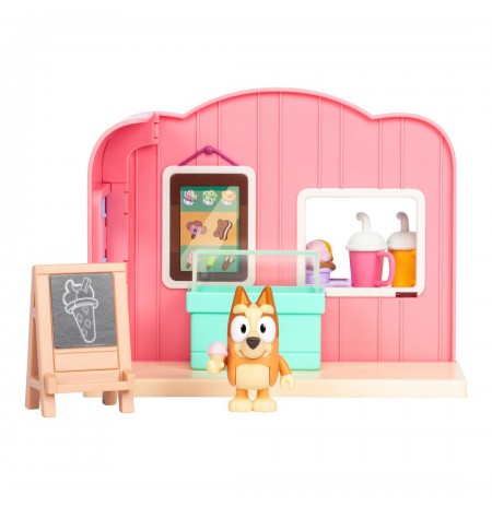 Bluey mini Ice Cream Parlour Set with Bingo Figure 17553