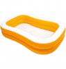 Family swimming pool orange SWIM CENTER in a box 229x147x46cm 57181NP INTEX
