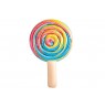 Rainbow lollipop air mattress 198x127x25cm 58754 INTEX