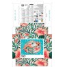 Air mattress Island flowers 158cm B43410 82855