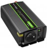 Qoltec 51925 Monolith voltage converter 1200 MS Wave |12V to 230V | 600/1200W | USB