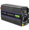 Qoltec 51925 Monolith voltage converter 1200 MS Wave |12V to 230V | 600/1200W | USB