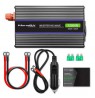 Qoltec 51925 Monolith voltage converter 1200 MS Wave |12V to 230V | 600/1200W | USB