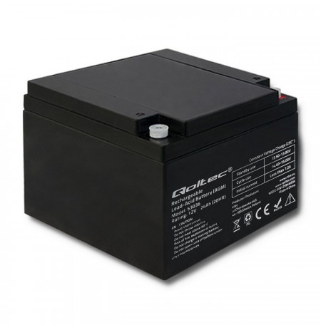 Rechargeable battery maintenance-free Qoltec 53036