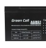 Green Cell AGM Battery 6V 12Ah - Batterie - 12.000 mAh Sealed Lead Acid (VRLA)