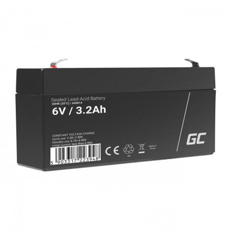 Green Cell AGM14 UPS battery Sealed Lead Acid (VRLA) 6 V 3.2 Ah