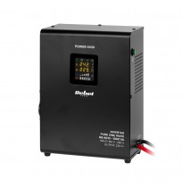 Rebel POWER-1000 Wall-Mounted Emergency Power Supply - converter with pure sine wave and charging function 12V 230V 1000VA/700W
