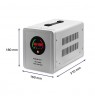 Qoltec 50721 Uninterruptible power supply Pure Sine Wave UPS | 1000VA | 700W | Grey