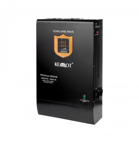Uninterruptible power supply KEMOT PROsinus-3500/48 converter with pure sine wave and charging function 48V 230V 3500VA/2400W - 