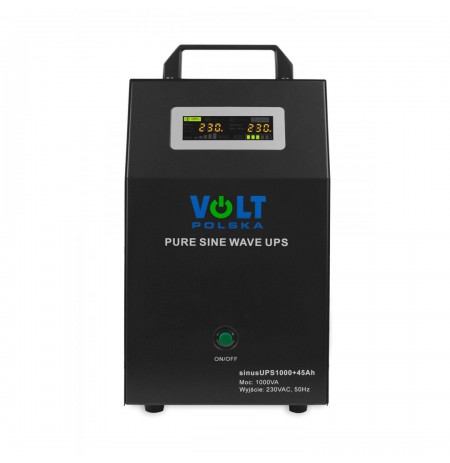 Uninterruptible Power Supply SINUS UPS 1000 + 45Ah (700/1000W) [1.5m cable]