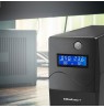 Qoltec 53977 Uninterruptible Power Supply | Monolith | 450VA | 240W | LCD | USB | RJ45