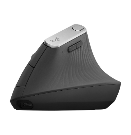 Logitech | Ergonomic Mouse | MX VERTICAL | Wireless | USB, Bluetooth | Graphite
