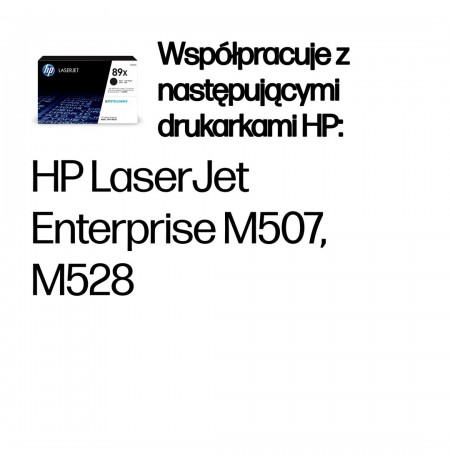 HP 89X High Yield Black Original LaserJet Toner Cartridge