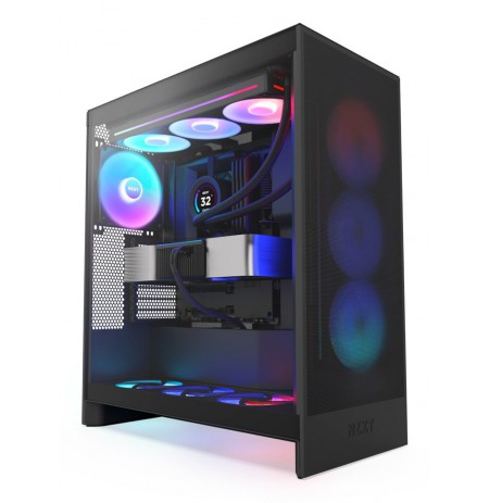 NZXT H7 Flow RGB Midi Tower Black