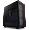 NZXT H7 Flow RGB Midi Tower Black