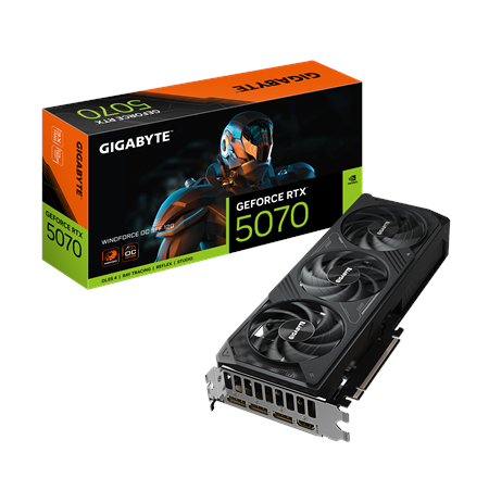 Gigabyte GeForce RTX 5070 WINDFORCE OC SFF 12G | NVIDIA | 12 GB | GeForce RTX 5070 | HDMI ports quantity 1 | PCI-E 5.0