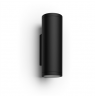 Philips Hue WCA Appear Outdoor Wall Lantern, Black | 8 W | 2000-6500 Hue White Colour Ambiance