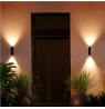 Philips Hue WCA Appear Outdoor Wall Lantern, Black | 8 W | 2000-6500 Hue White Colour Ambiance
