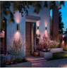 Philips Hue WCA Appear Outdoor Wall Lantern, Black | 8 W | 2000-6500 Hue White Colour Ambiance