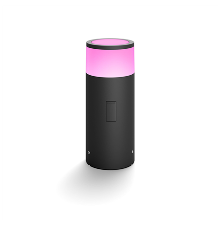 Philips Hue WCA Calla Outdoor Bollard, Black | 8 W | 2000-6500 Hue White Colour Ambiance