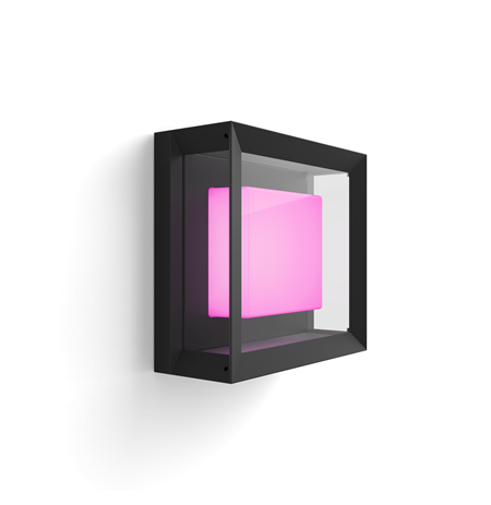 Philips Hue WCA Econic Outdoor Square Wall Lantern | 15 W | 2000-6500 Hue White Colour Ambiance