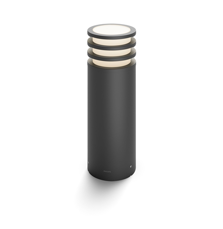 Philips Hue Lucca Outdoor Pedestal Lantern | E27 | 9 W | Warm white