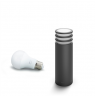 Philips Hue Lucca Outdoor Pedestal Lantern | E27 | 9 W | Warm white