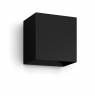 Philips Hue WCA Resonate Outdoor Downward Wall Lantern, Black | 8 W | 2000-6500 Hue White Colour Ambiance