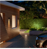 Philips Hue WCA Resonate Outdoor Downward Wall Lantern, Black | 8 W | 2000-6500 Hue White Colour Ambiance