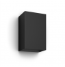 Philips Hue WCA Resonate Outdoor Wall Lantern, Black | 8 W | 2000-6500 Hue White Colour Ambiance