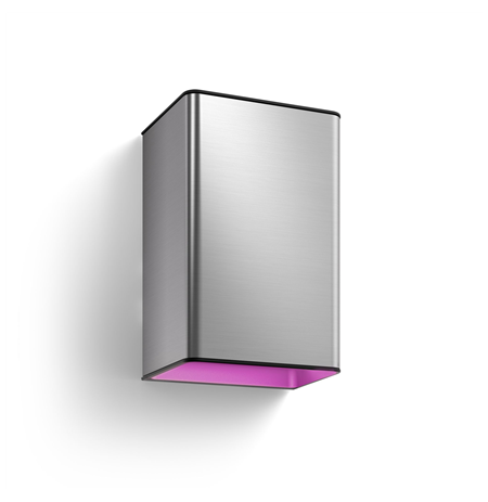 Philips Hue WCA Resonate Outdoor Wall Lantern, Inox | 8 W | 2000-6500 Hue White Colour Ambiance