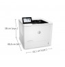 HP LaserJet Enterprise M611dn, Black and white, Printer for Print, Two-sided printing