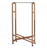 ARREDAMENTI GIULIUS Giulius Clothes Rack - 78 x 31 cm, Brown