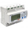 Qoltec 50883 Three phase electronic energy consumption meter for DIN rail | Wi-Fi | TUYA | 400V | LCD