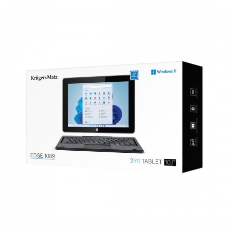 Krüger and Matz KM1089 tablet 8 GB DDR3 256 GB Intel® Celeron® N4020, Dual Core 25,6 cm (10.1") Wi-Fi 5 (802.11ac) Win 11 PRO