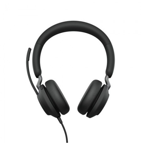 Jabra Evolve2 40 SE UC Stereo Laidinės ausinės, USB-A, Juoda