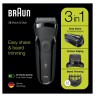 Braun Series 3 Shave&Style 300BT Barzdaskutė, Juoda