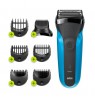 Braun Series 3 Shave&Style 310BT Barzdaskutė, Juoda/Mėlyna