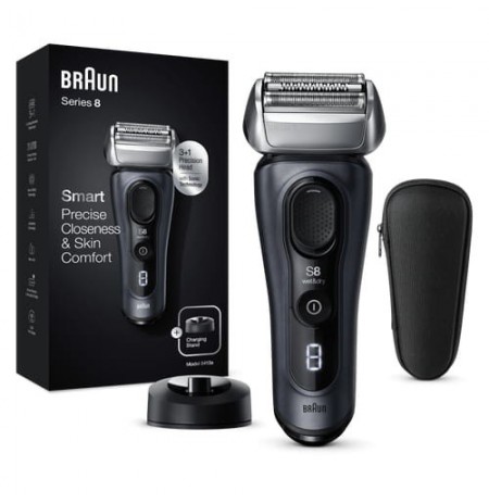 Braun Series 8 8413s Barzdaskutė, Juoda