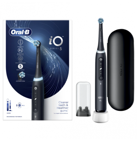 Oral-B iO Series 5 Elektrinis dantų šepetėlis, Juoda